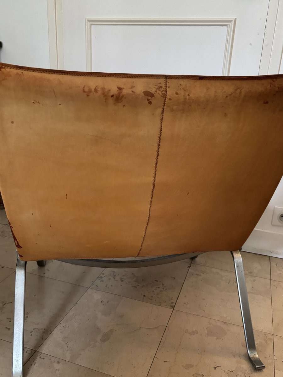 fauteuil 2 Poul Kjaerholm (1929-1980), ancienne chauffeuses modèle PK22 à restaurer vintage -photo-7