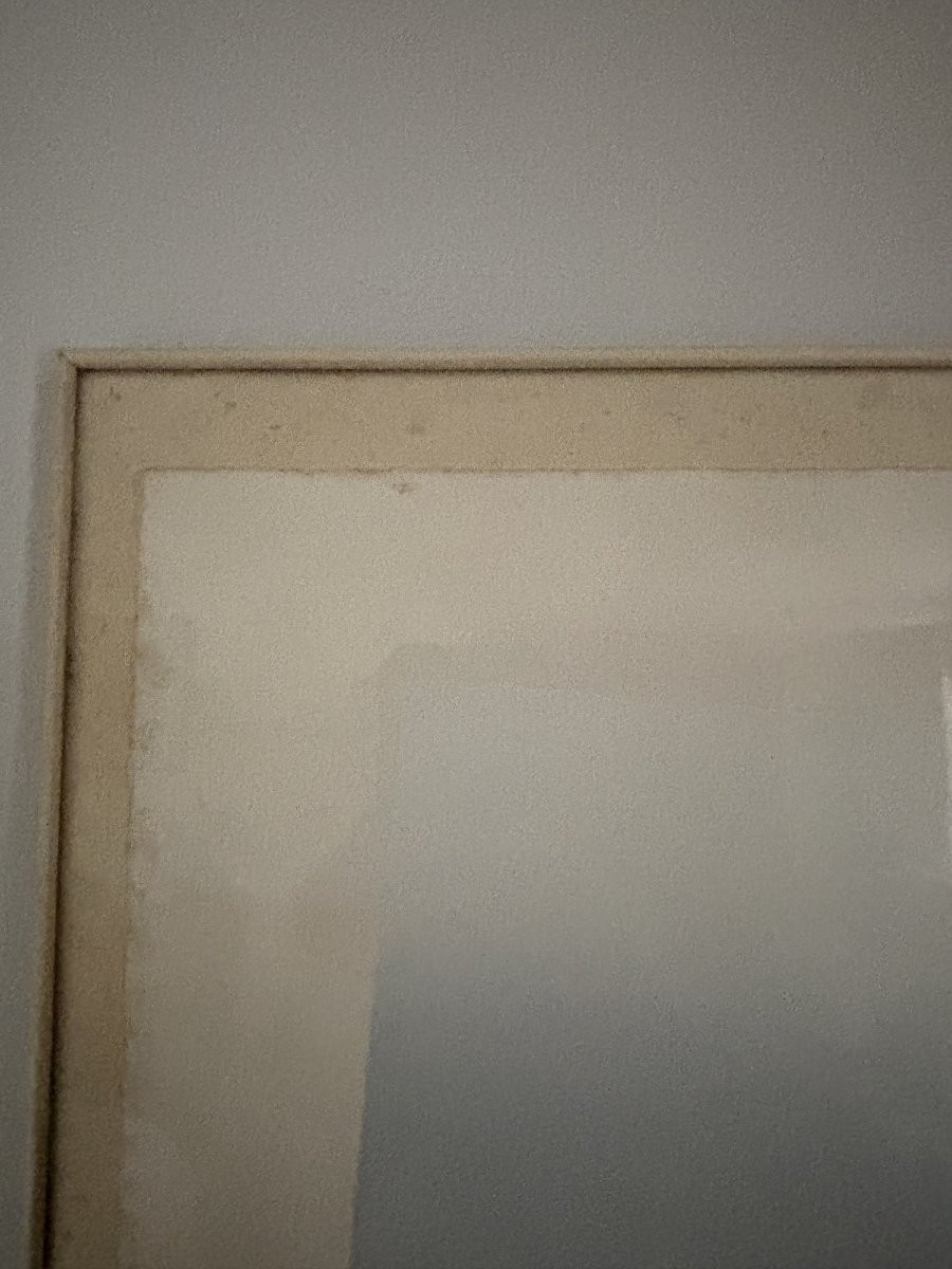 Rikizo , ancienne serigraphie / lithographie vers 1975 soleil levant vintage Japon Paris Tokyo-photo-2