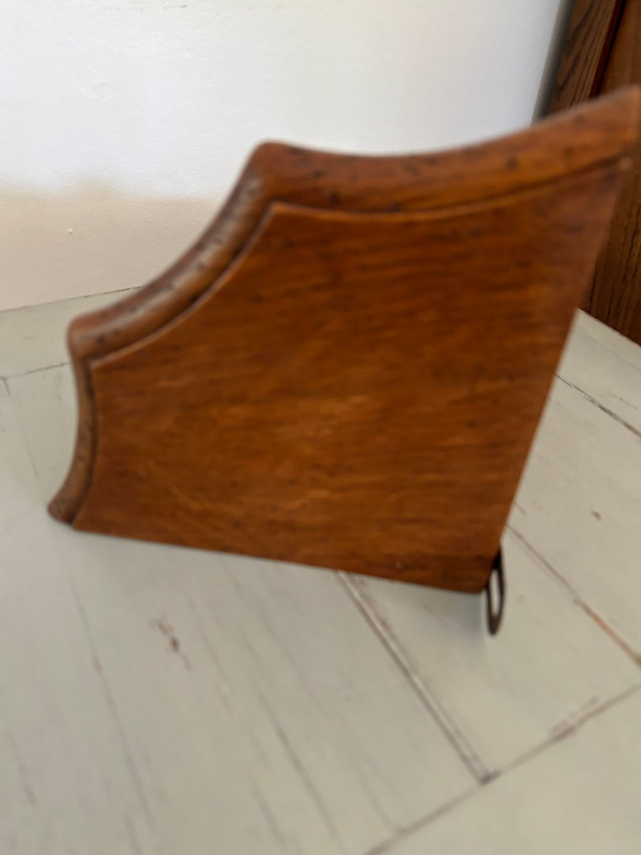 Ancienne petite console d'applique d' angle au cherubin vers 1900 putti putto ange bois sculpté-photo-8