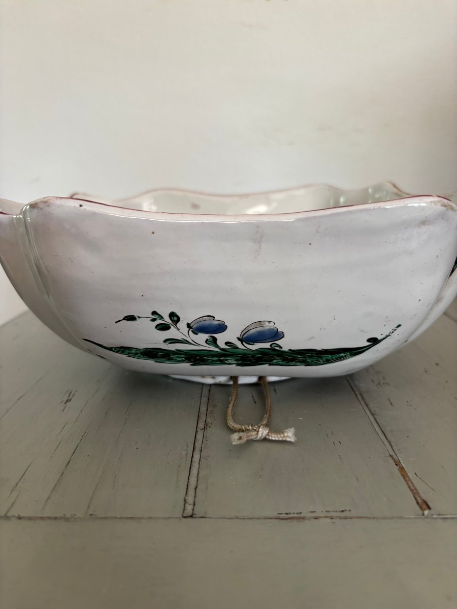 Antique Earthenware Dish From Eastern Strasbourg Late Eighteenth Early Nineteenth Les Islettes-photo-1