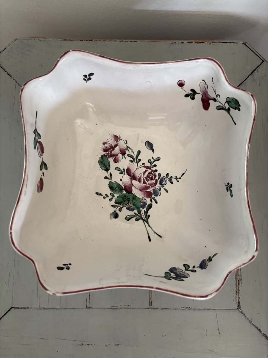 Antique Earthenware Dish From Eastern Strasbourg Late Eighteenth Early Nineteenth Les Islettes