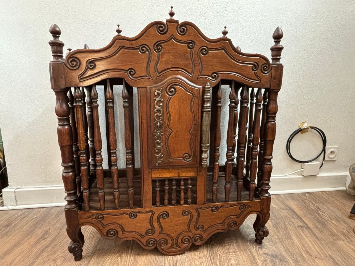 Antique Provencal Walnut Panetiere 18th Century Early 19th Century Bread Cabinet