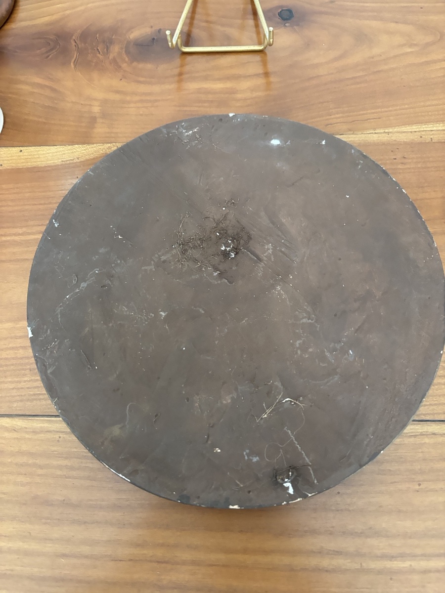 Antique Masonic Medallion In Weathered Plaster, Bas-relief, Circa 1900; Freemasonry -photo-3