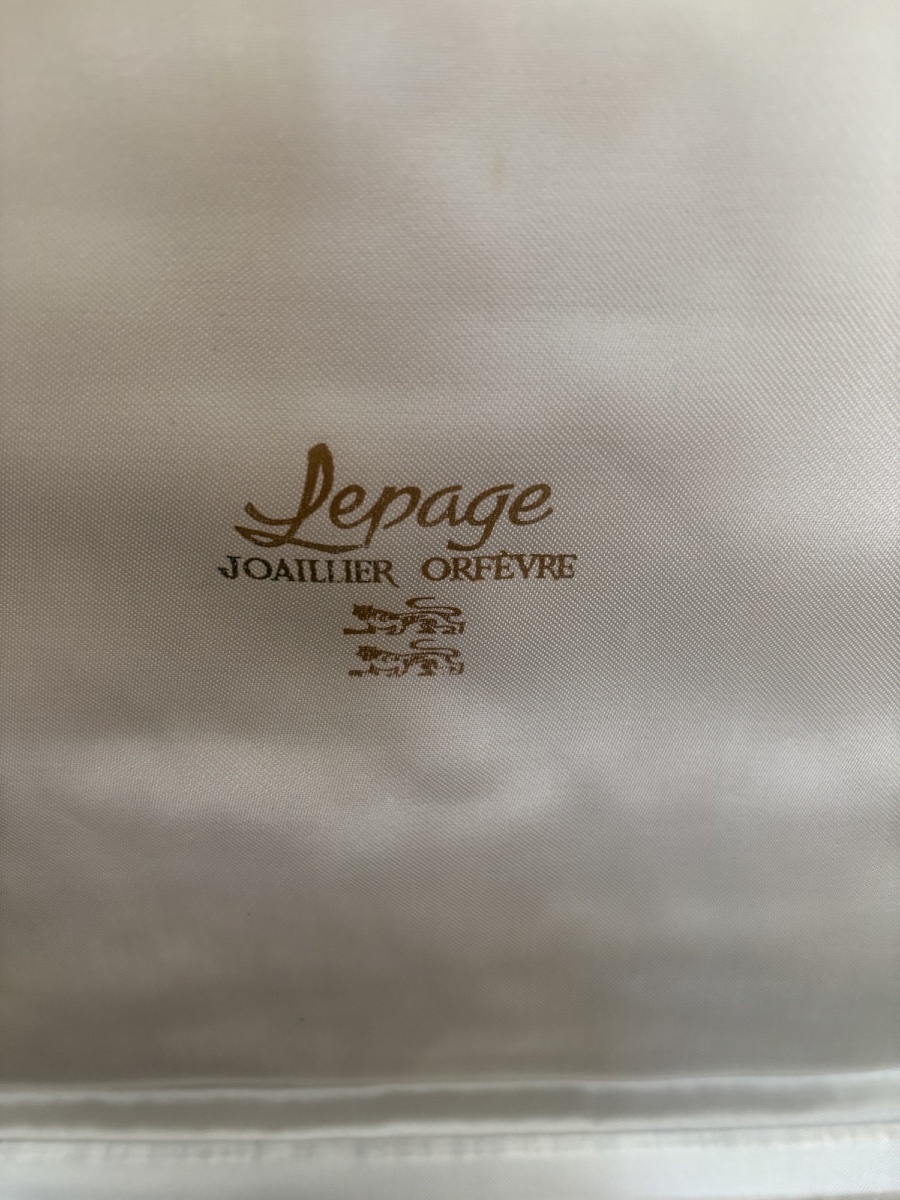 ANCIEN COFFRET DE 24 COUTEAUX avec MANCHE ÉBÈNE et VIROLE  ARGENT de chez LEPAGE à Rouen-photo-2
