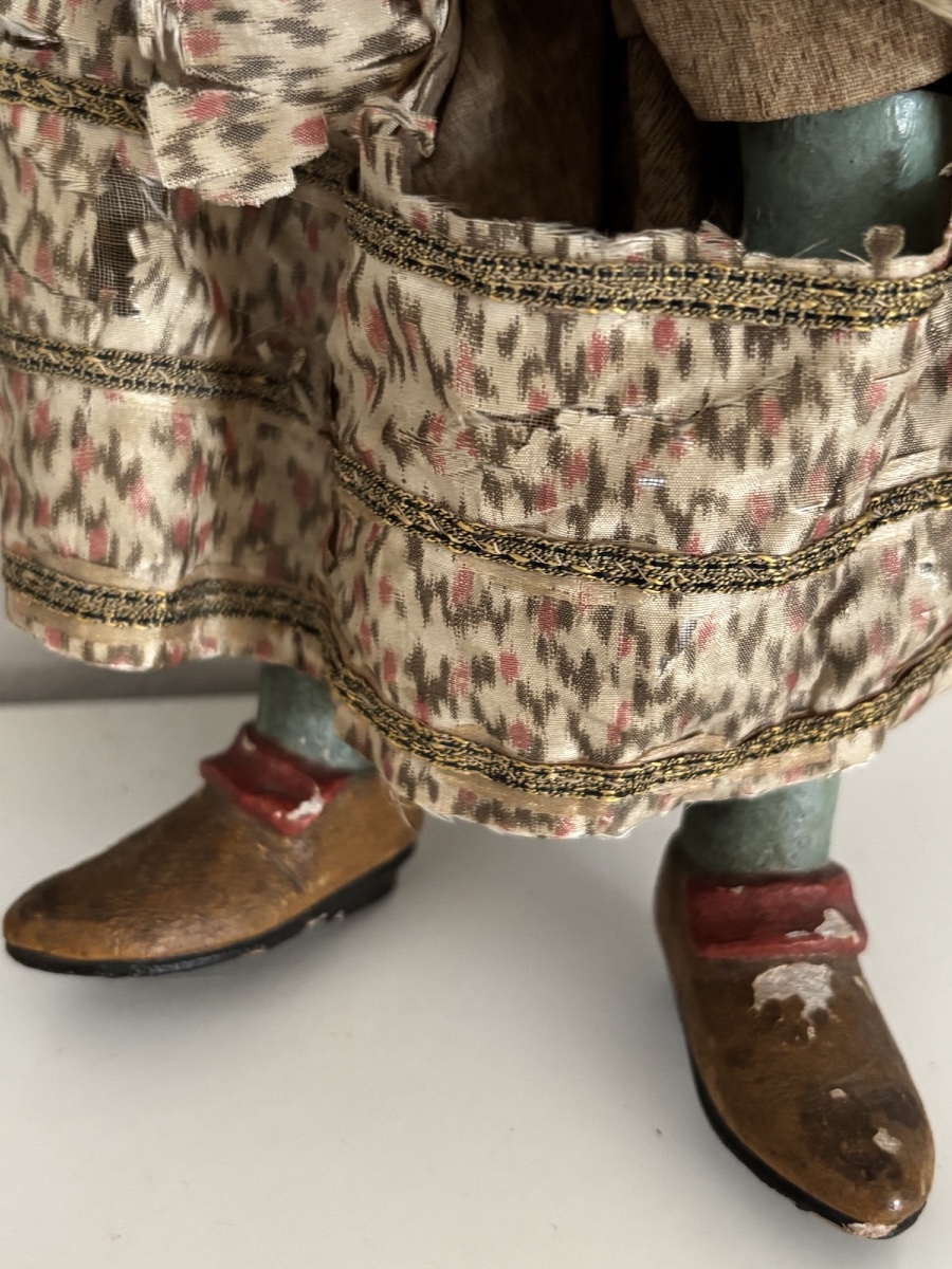 Antique Neapolitan Santon, A Late 18th-century Terracotta Nativity Scene Figure -photo-4