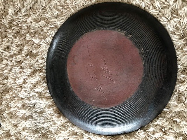 Large Ceramic Dish From Vallauris Signed A Kostanda Vintage Middle Twentieth-photo-7