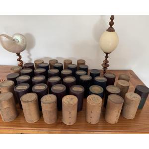 Ancien lot pour décoration de 42 boites de phonographe vers 1900 pour déco curiosité 