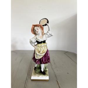 Ancien petit sujet en porcelaine allemande Thuringe debut du XX eme siècle era meissen saxe