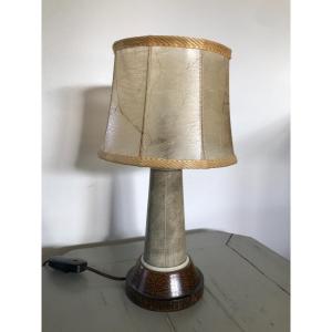 Lamp By Clement Rousseau Art Nouveau Art Deco Twentieth Time Ivory And Shagreen