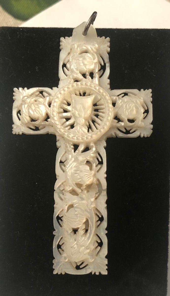 Croix Ancienne Nacre -photo-1