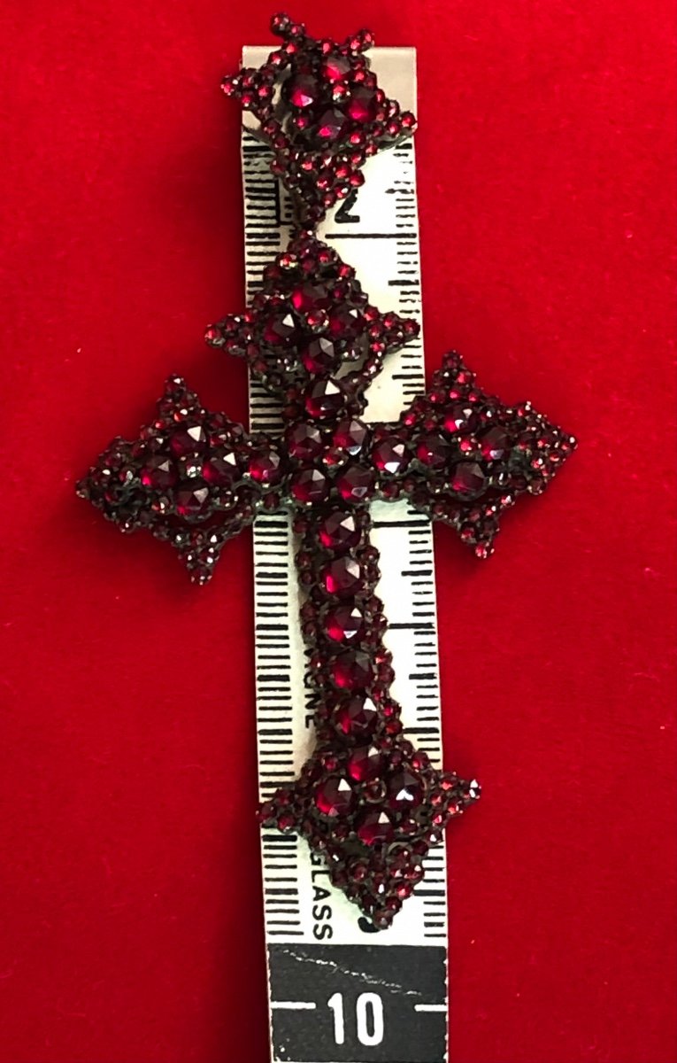 Croix 19ème Grenats -photo-3