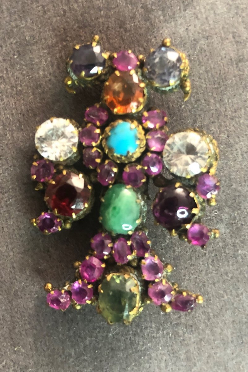 Semi-precious Stones Brooch-photo-2