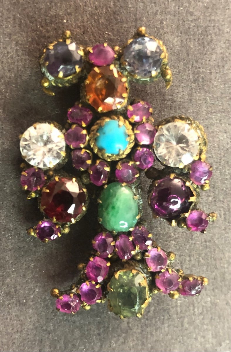 Semi-precious Stones Brooch-photo-2