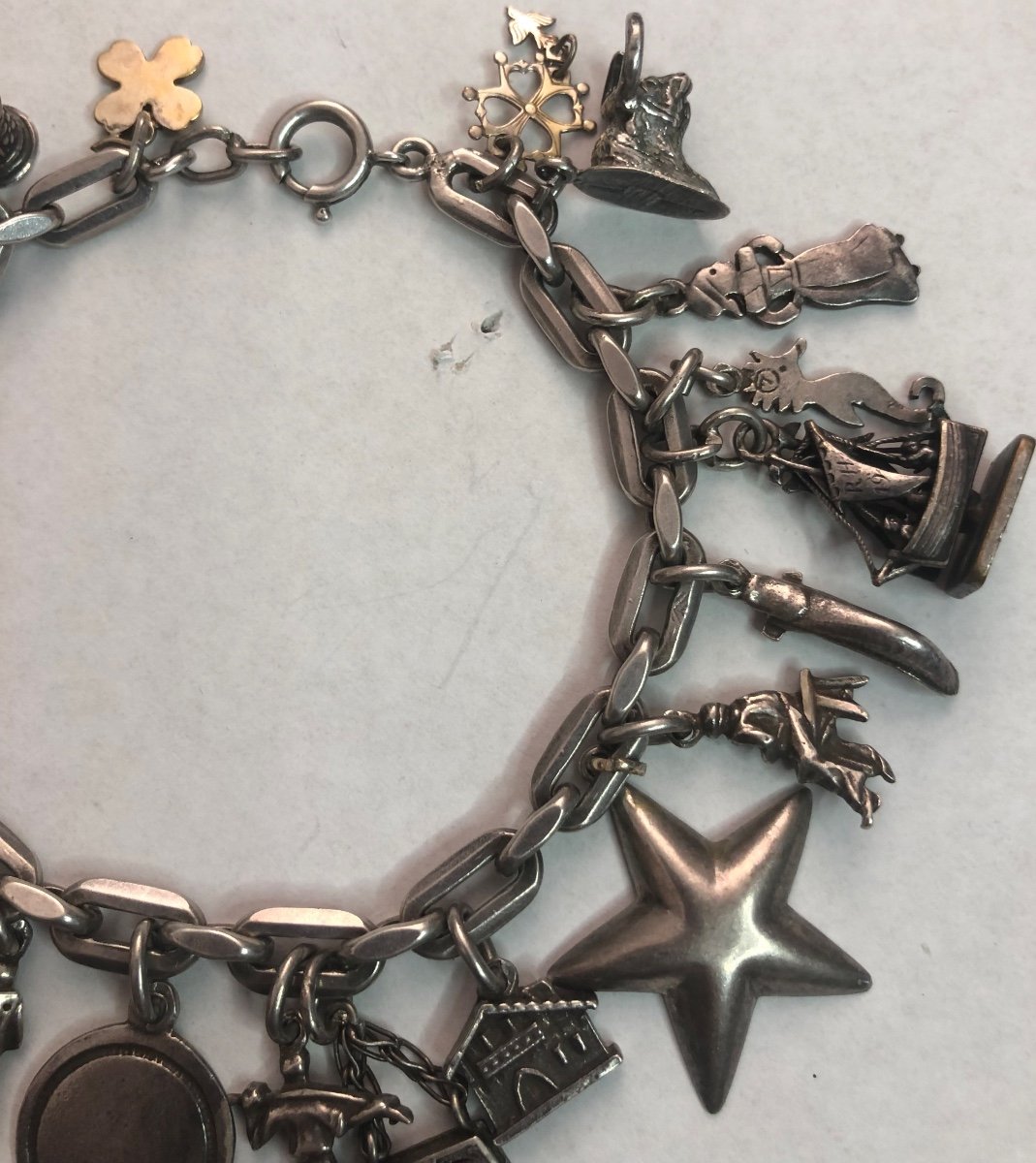 Bracelet Argent /breloques -photo-4