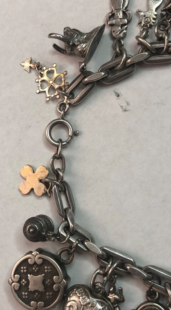 Bracelet Argent /breloques -photo-2