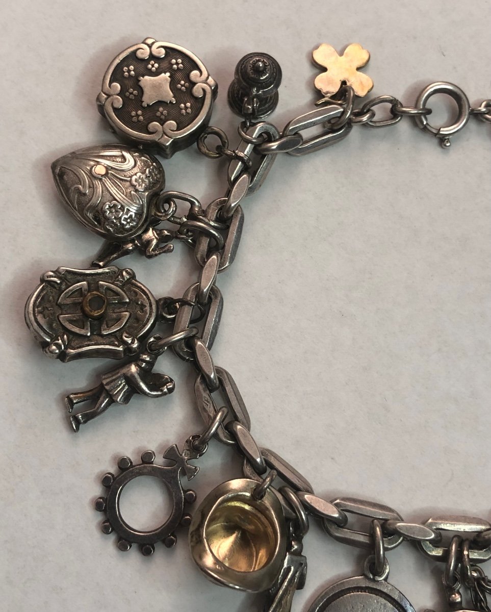 Bracelet Argent /breloques -photo-3