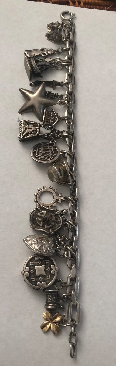 Bracelet Argent /breloques -photo-4