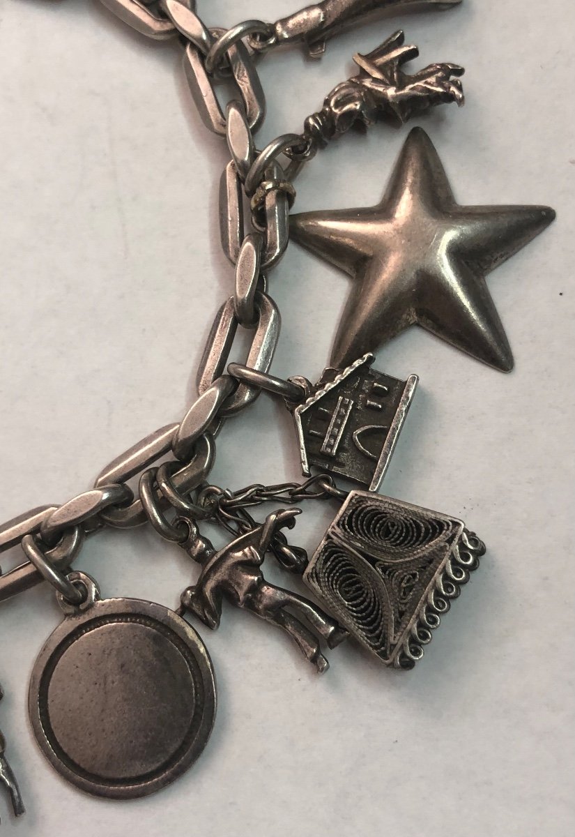 Bracelet Argent /breloques -photo-5