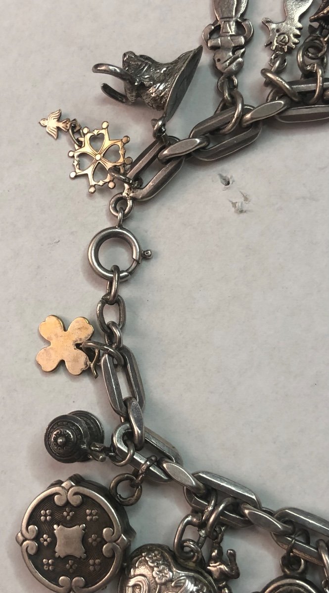 Bracelet Argent /breloques -photo-7