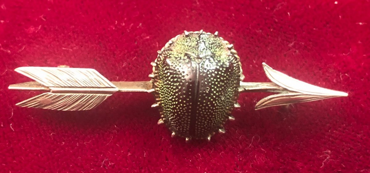 Broche Scarabée 