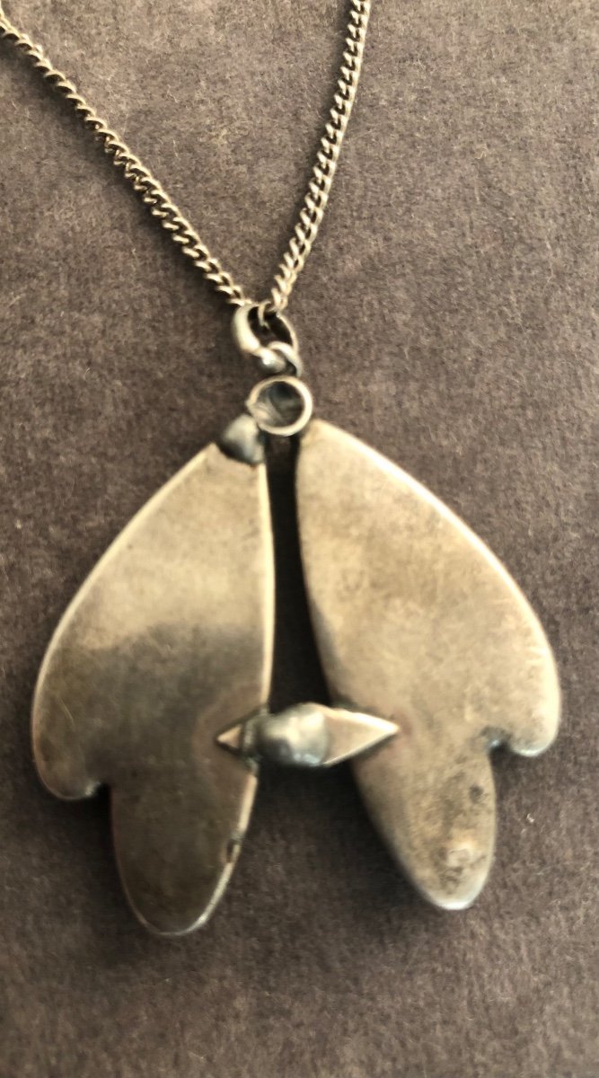 Pendentif Art-nouveau Ailes  de Papillon -photo-1