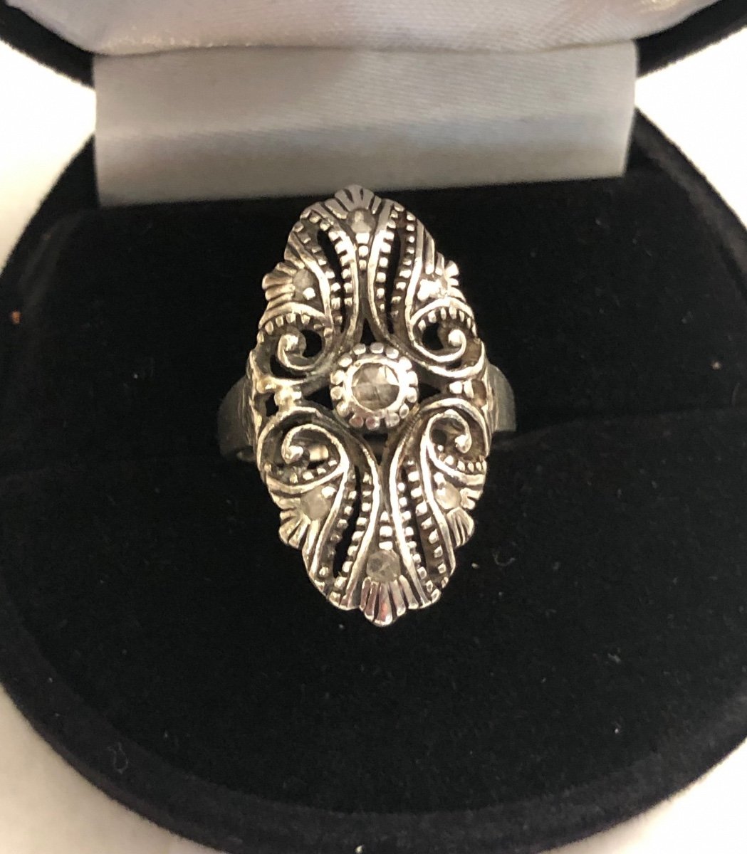 19th Century Silver Ring-photo-3