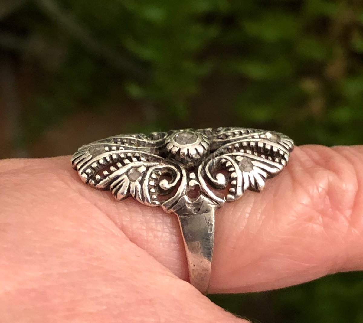 19th Century Silver Ring-photo-4