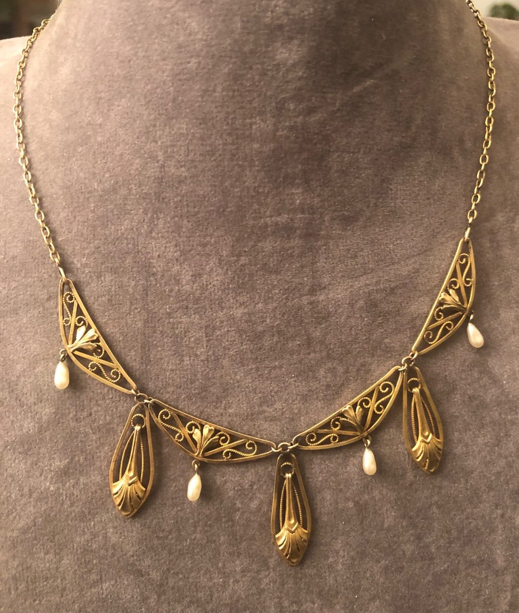 Collerette Plaqué Or 