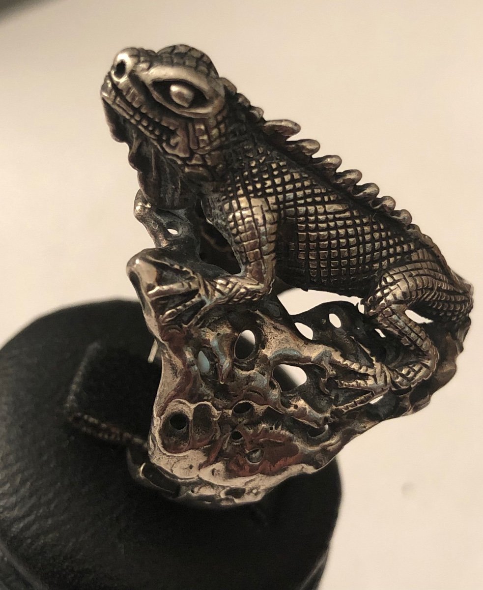Salamander Silver Ring-photo-4
