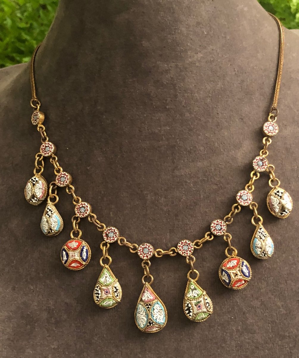 Collier Micro Mosaïque -photo-4