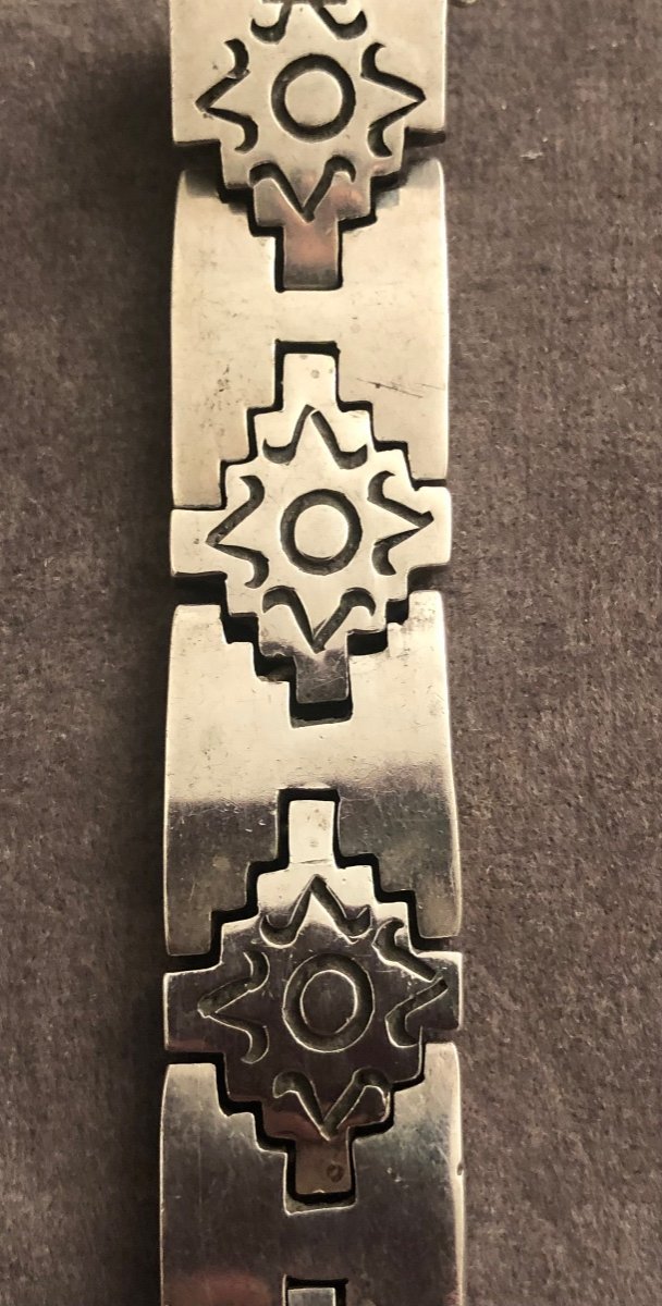 Silver / Mexican Bracelet -photo-2