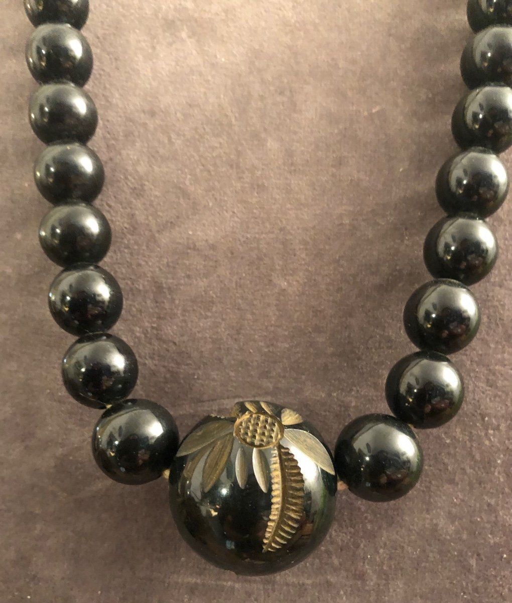 Collier  Galalite  Art-déco -photo-2