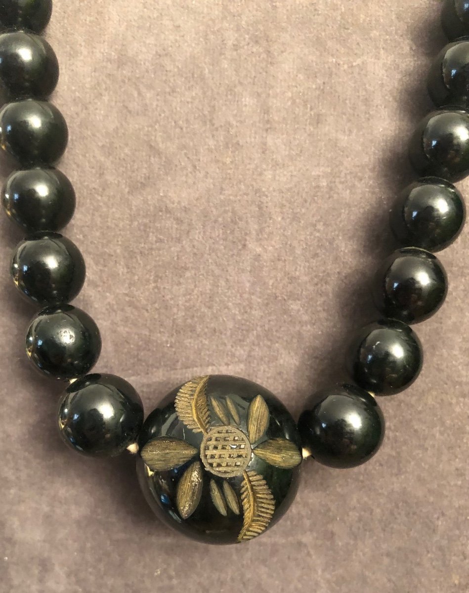 Collier  Galalite  Art-déco -photo-3