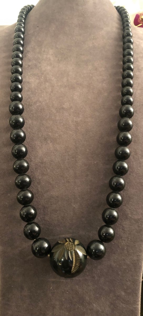 Collier  Galalite  Art-déco 