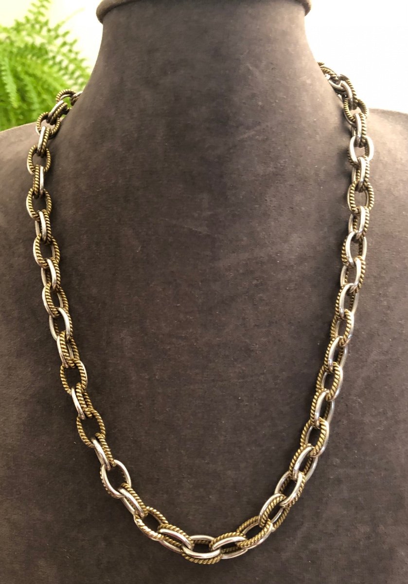 Mexican Necklace Silver / Metal 