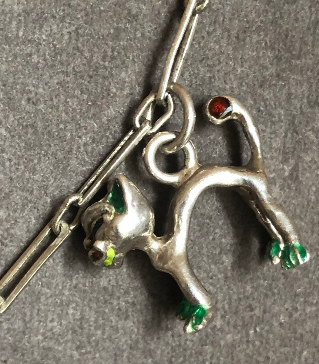Collier Argent Breloques -photo-4