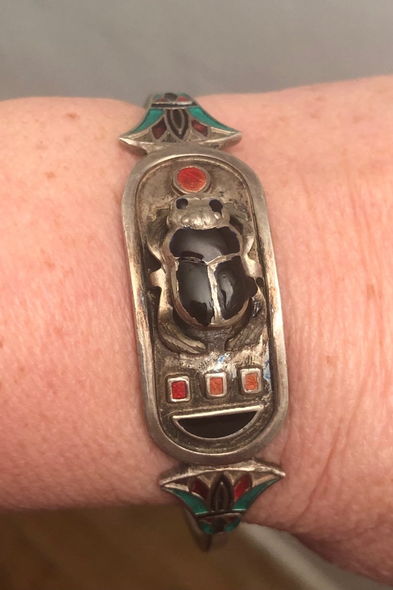 Bracelet Egyptomanie Argent -photo-1
