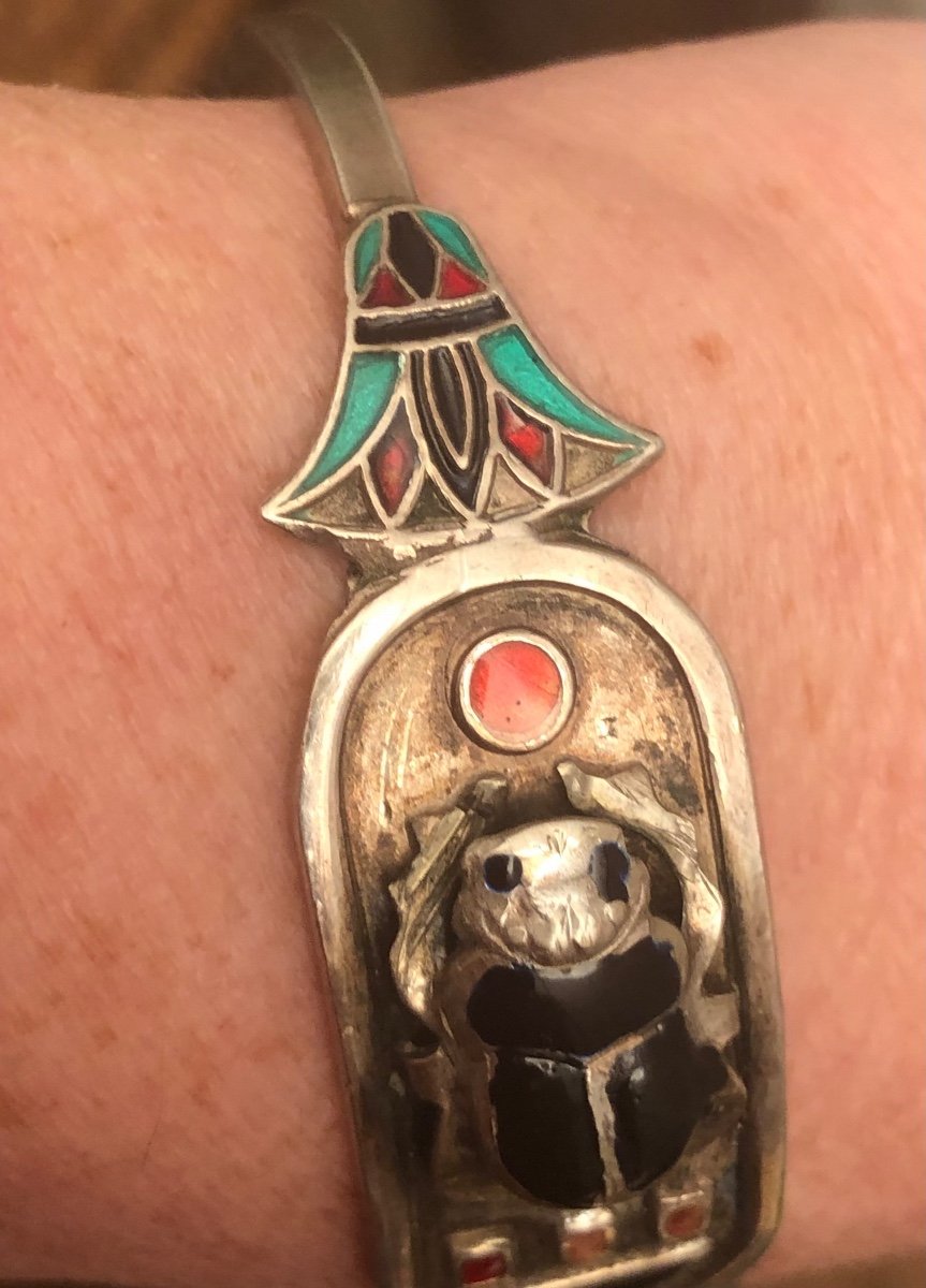 Bracelet Egyptomanie Argent -photo-6