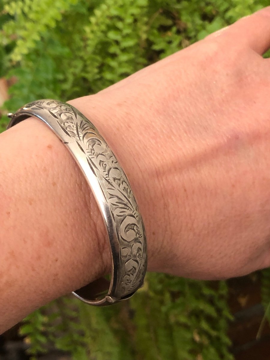 Bracelet Argent Semi-rigide -photo-2