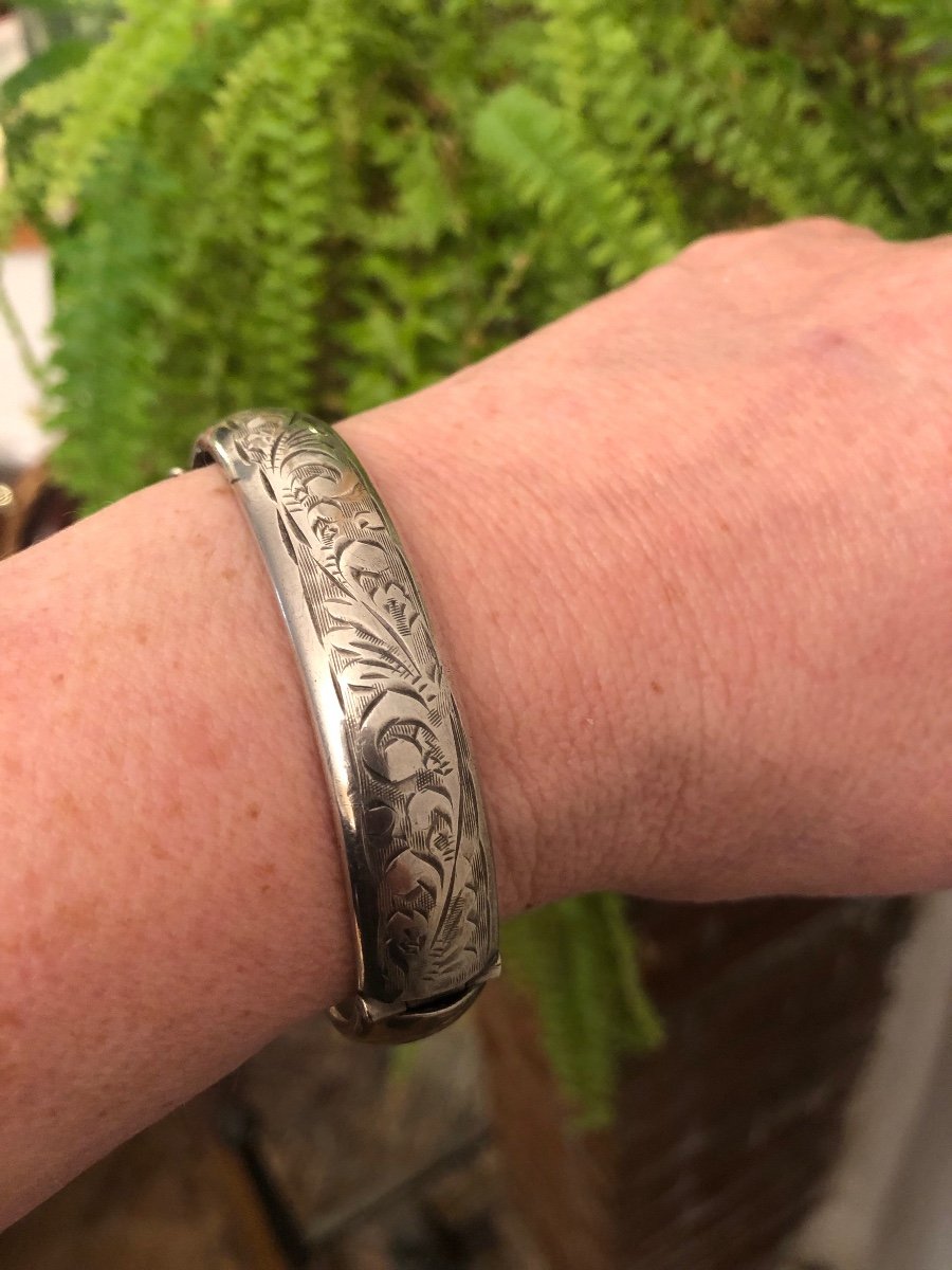 Bracelet Argent Semi-rigide -photo-5