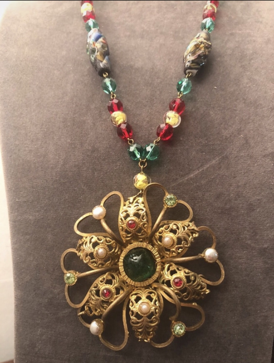 Collier  Couture Années  60-photo-1