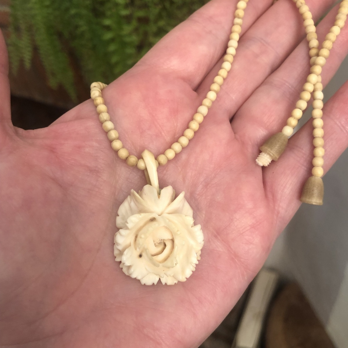 Collier  Art-nouveau  Ivoire -photo-3