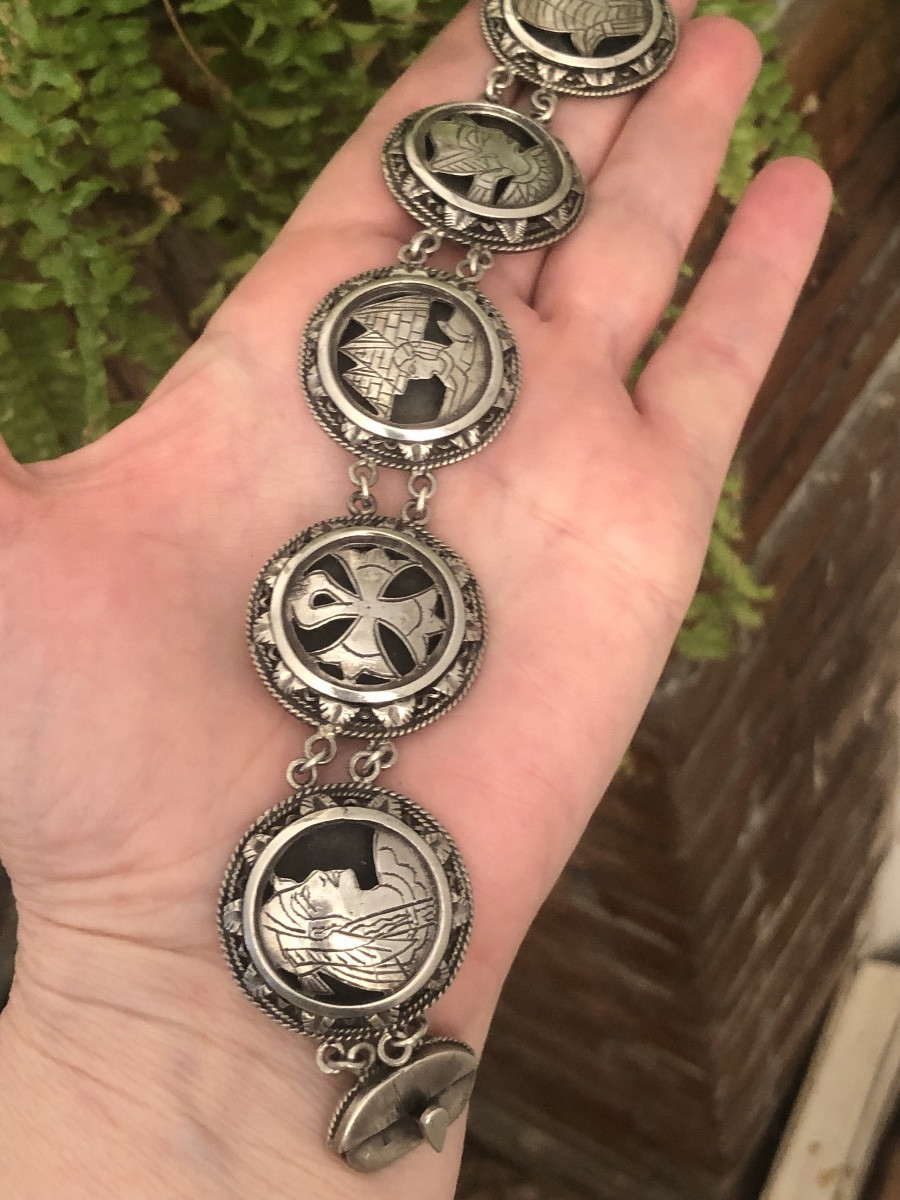 Egyptomania Silver Bracelet -photo-2