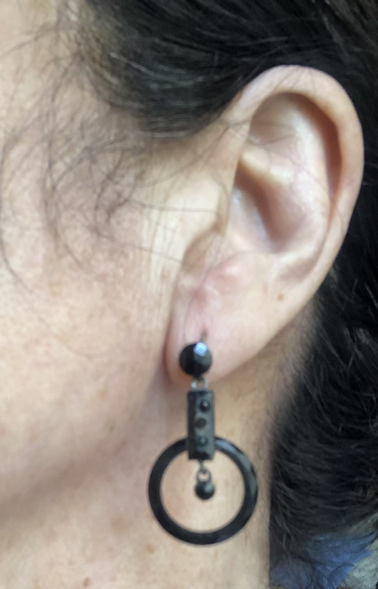 Boucles d'oreilles  Napoléon III  -photo-4