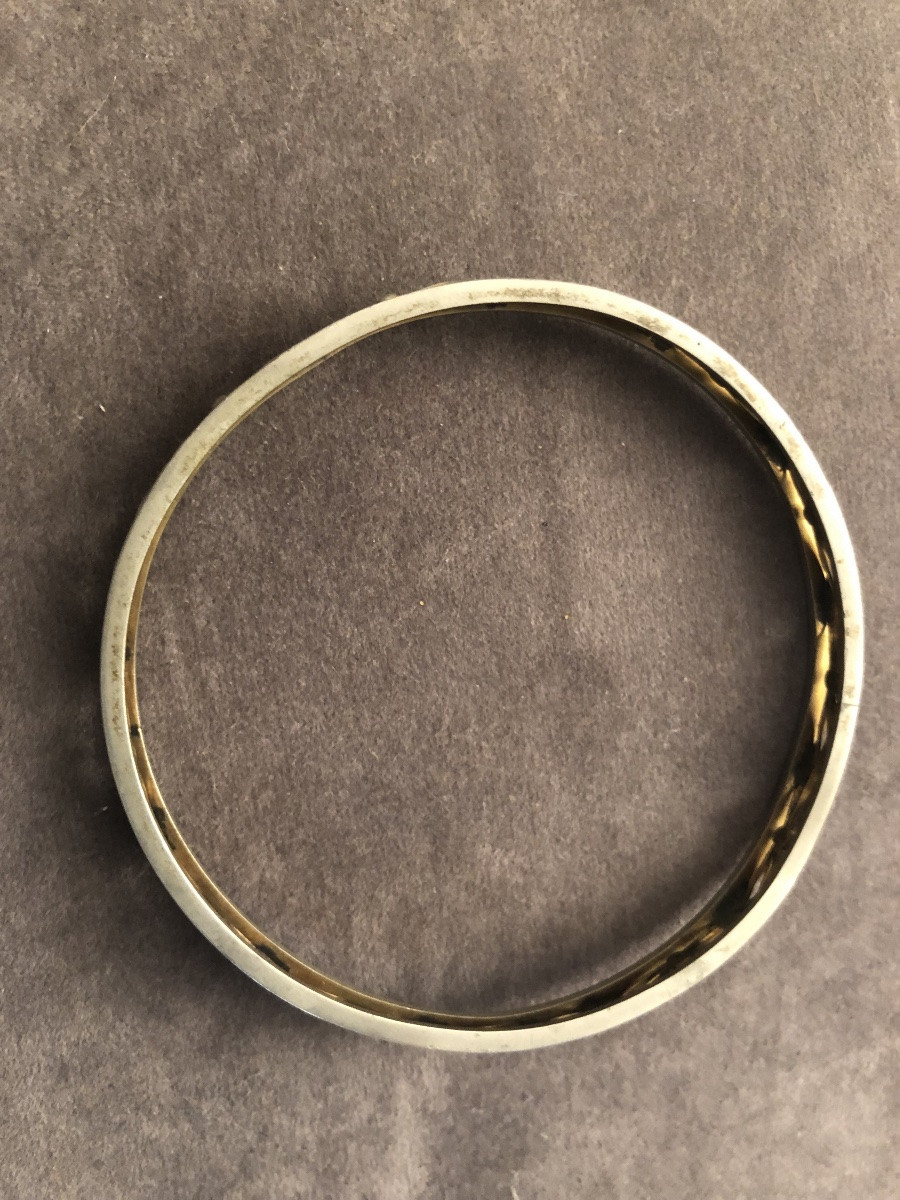 Bracelet  Art-Nouveau  métal -photo-4