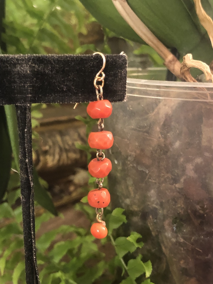 Coral Earrings -photo-5