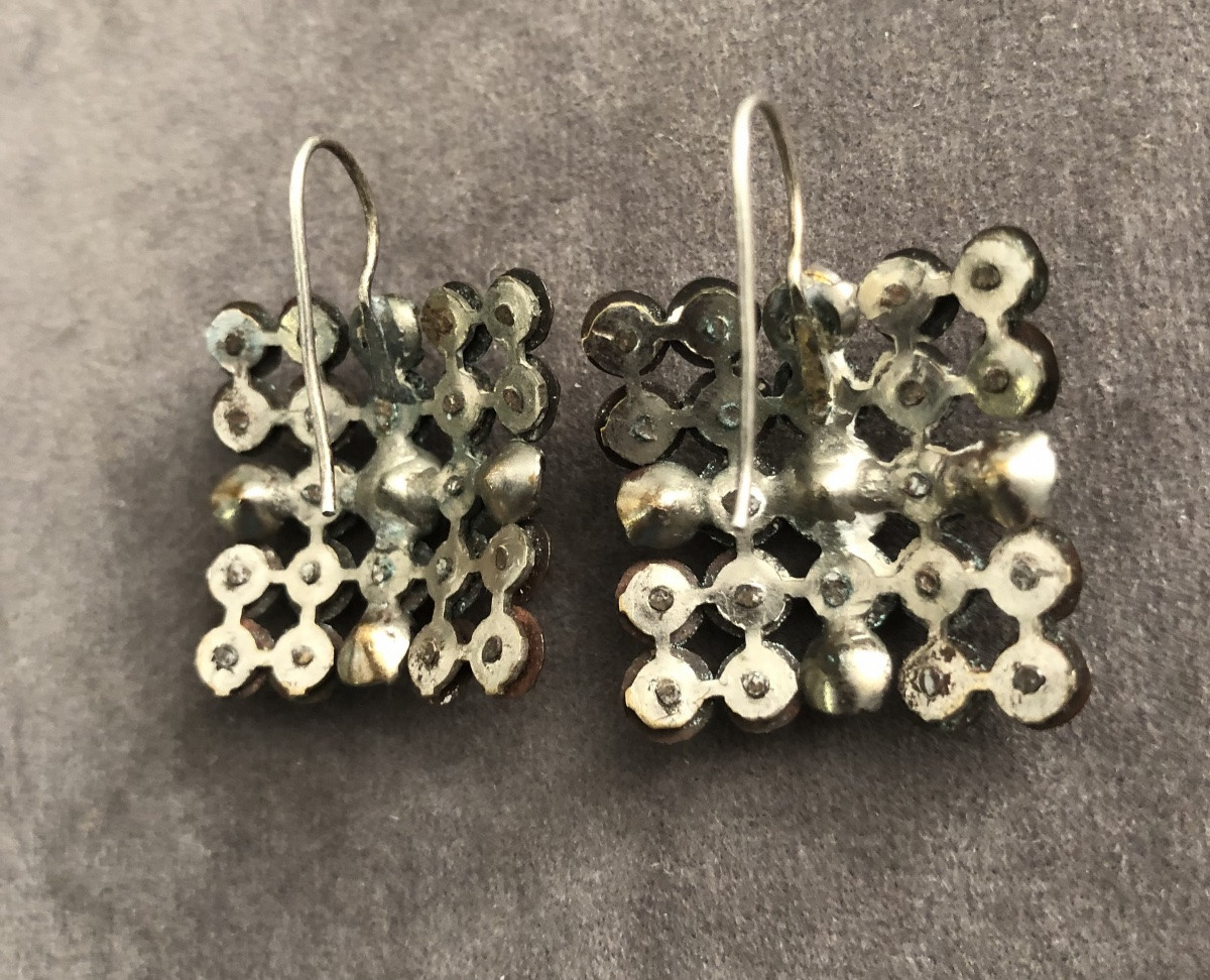 Boucles d’oreilles 19ème -photo-3
