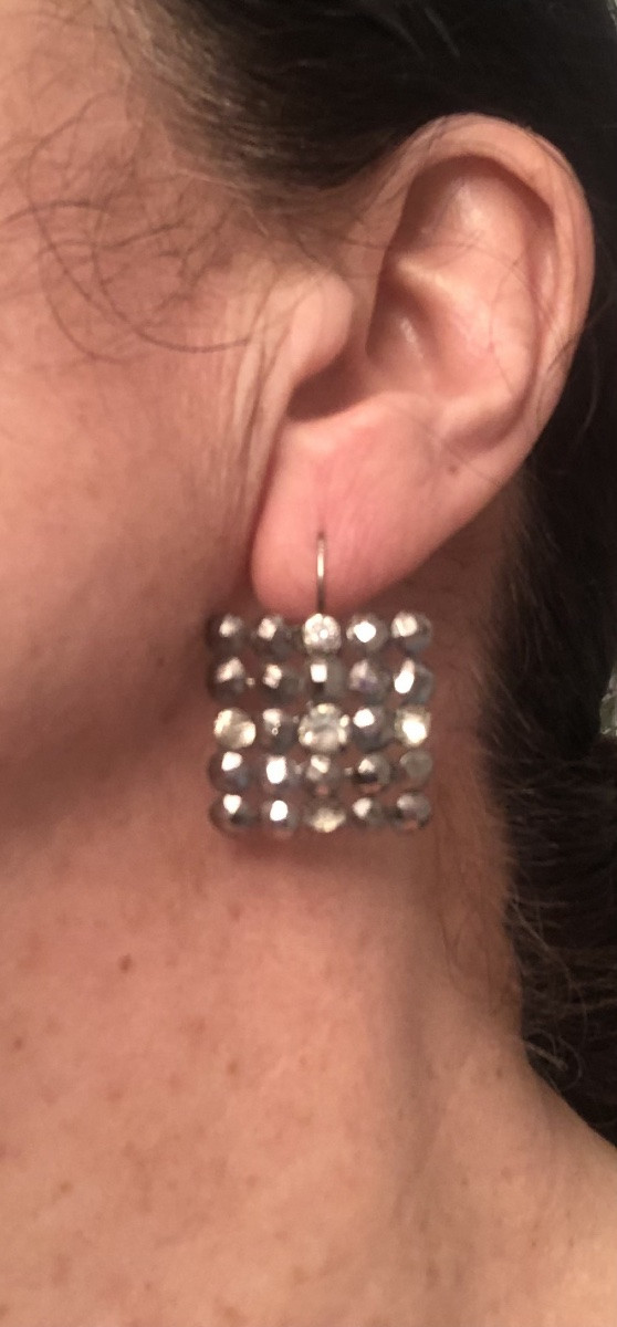 Boucles d’oreilles 19ème -photo-5