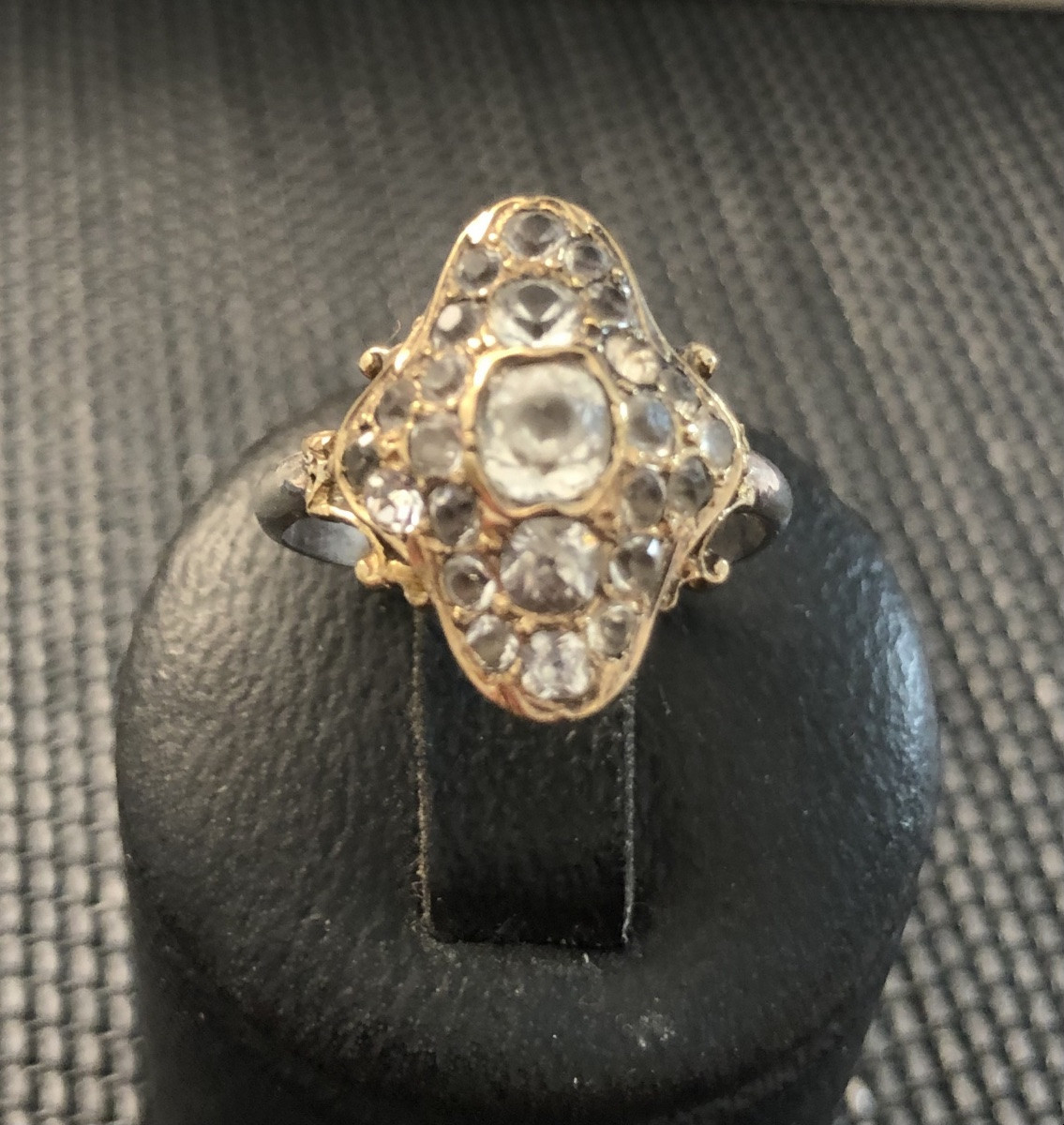 19th Century Gold/silver Ring -photo-6