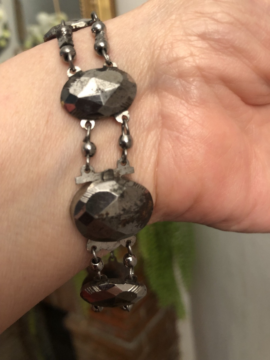 Bracelet  acier  18 ème -photo-3